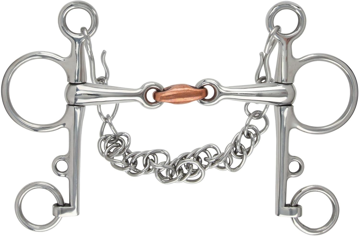 Mors de cheval articulé double