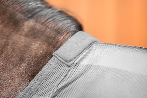 Vue 5 de Couverture Anti-Mouches Cheval Élégante