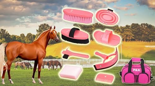 Vue 6 de Set Soin Cheval Portable