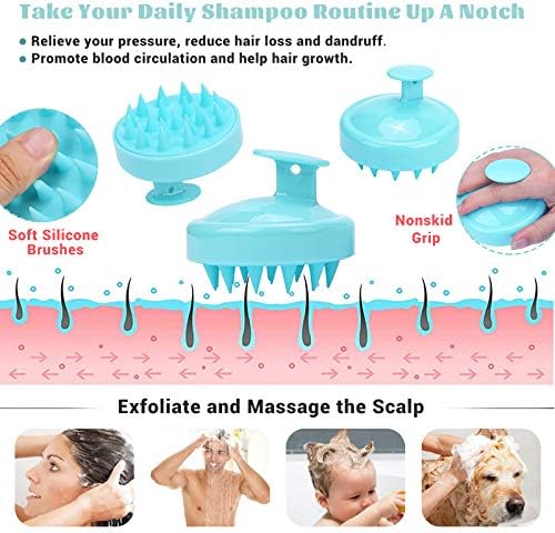 Vue 4 de Brosse Démêlante Massage Cheveux