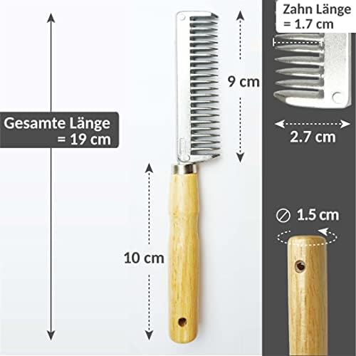 Vue 4 de Peigne Démêlage Crinière Cheval