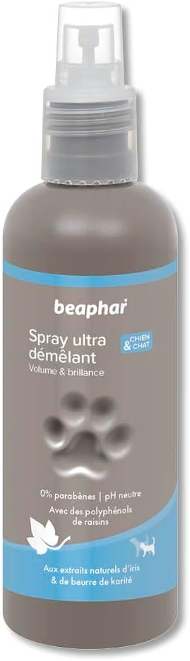 Spray démêlant chien sans rinçage