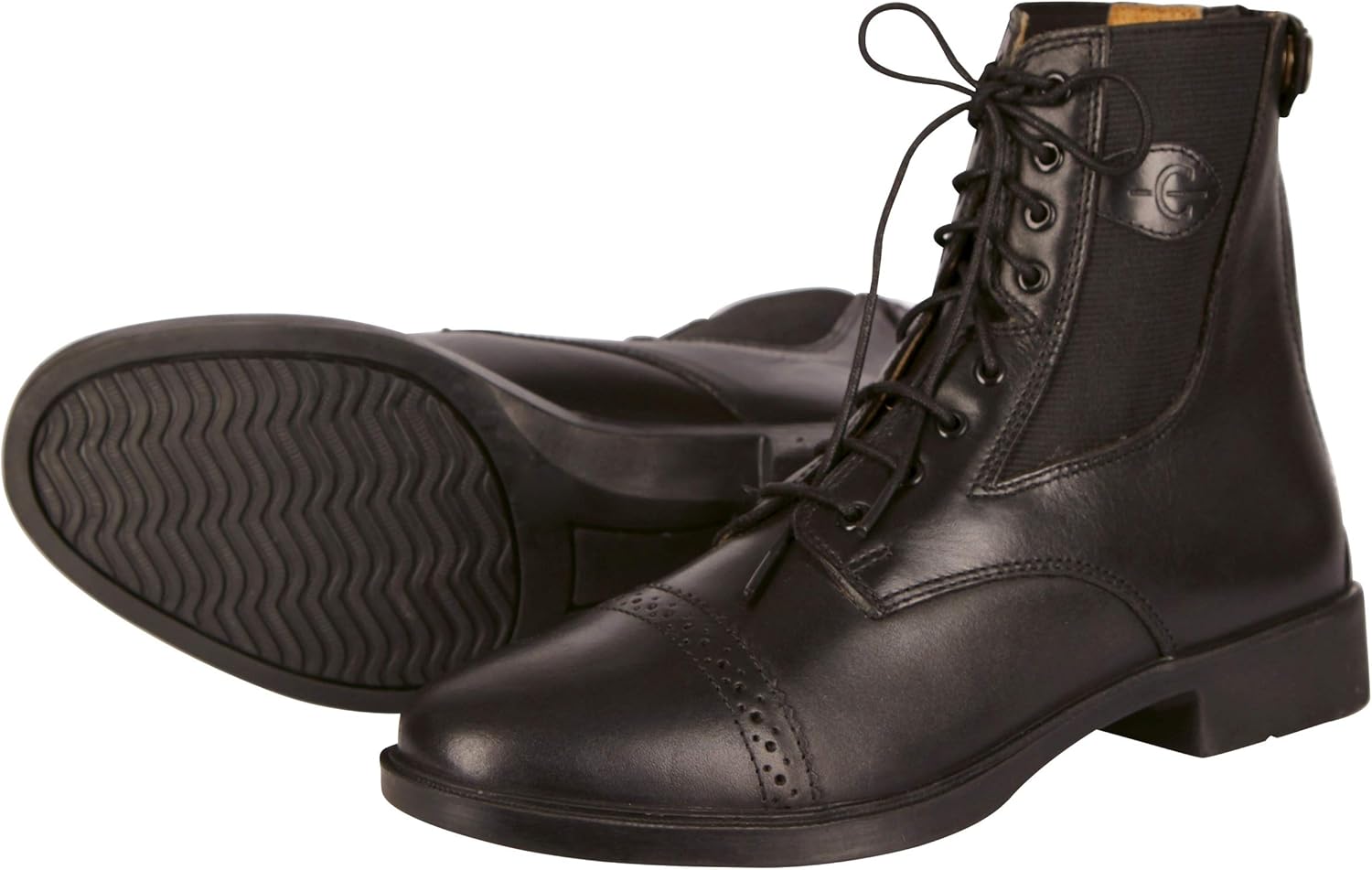 Bottines Équitation Cuir Lacets