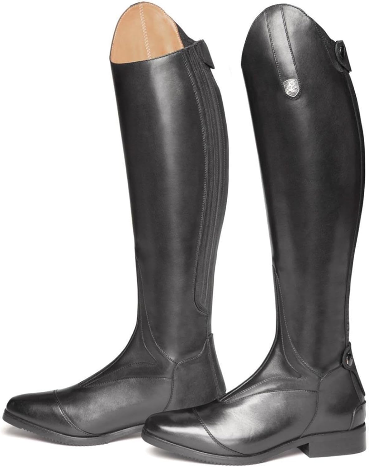 Bottes Équestres Cuir Rétro