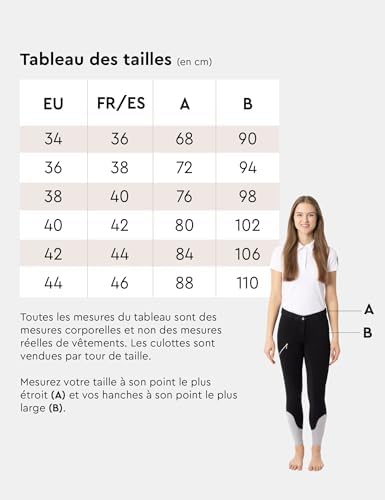 Vue 5 de Pantalon Équitation Femme Adhérence