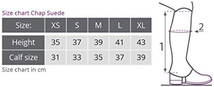 Vue 3 de Mini-Chaps Simili Daim Équitation