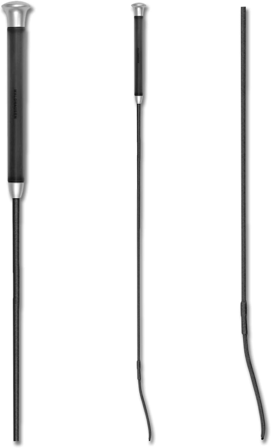 Cravache Dressage Gel Noir