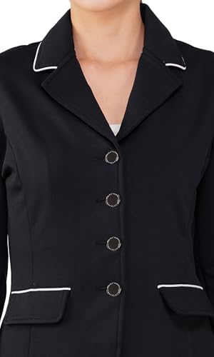 Vue 4 de Veste Équitation Femme Léger