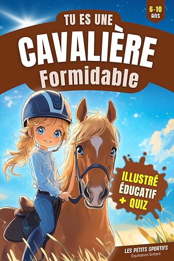 Équitation enfant livre illustré