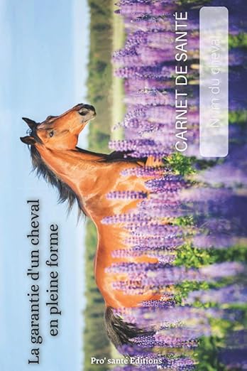 Carnet santé équine enfant