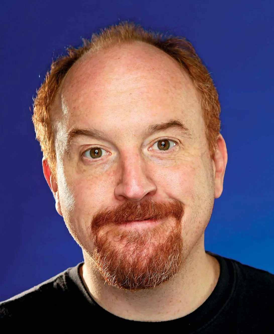 My internet stopped while watching JRE Louis CK episode and I became angry.  I had the same expression as that of Louie's. But as I looked at this  stopped frame, it reminded