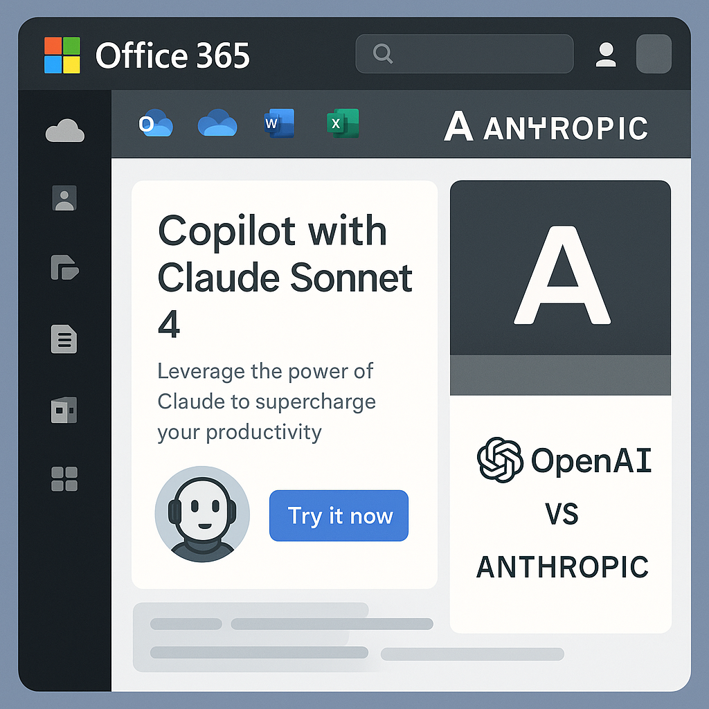 Microsoft incorpora tecnología de Anthropic en Office 365