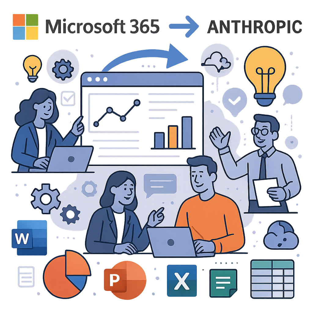 Microsoft incorpora modelos de Anthropic en Office 365, fin de la exclusividad con OpenAI