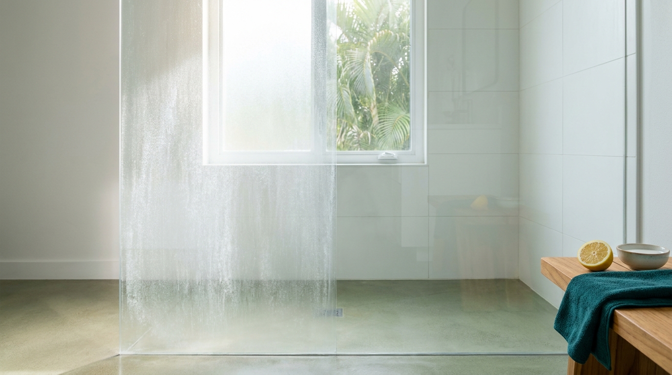 Cloudy Glass Shower Doors in SWFL? Fix Hard Water Fast