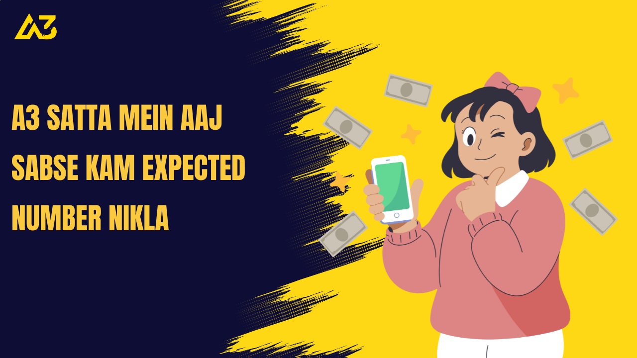 Satta King 26 Oct 2025 Result - A3 Satta Mein Aaj Sabse Kam Expected Number Nikla – Aur Wahi Jackpot Nikla! A3 Satta King Chart