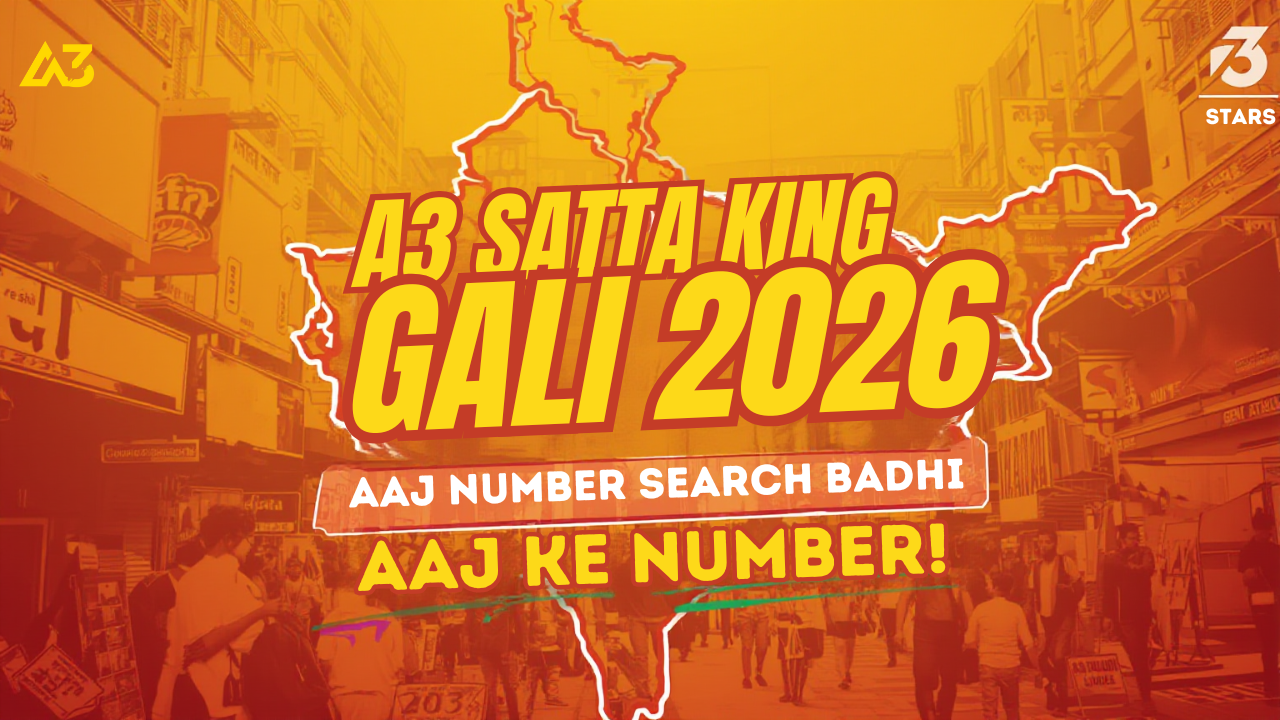 A3 Satta King Chart
