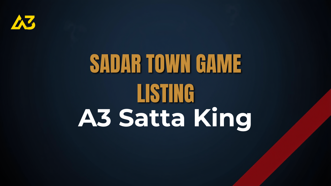A3 Satta King Chart