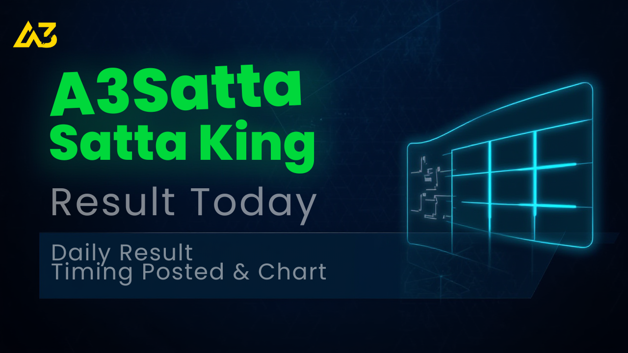 A3 Satta King Chart
