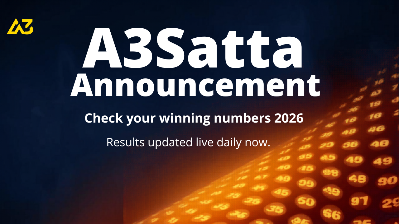 A3 Satta King Chart