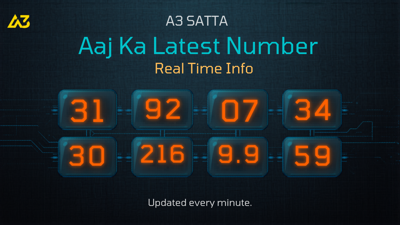 A3 Satta King Chart