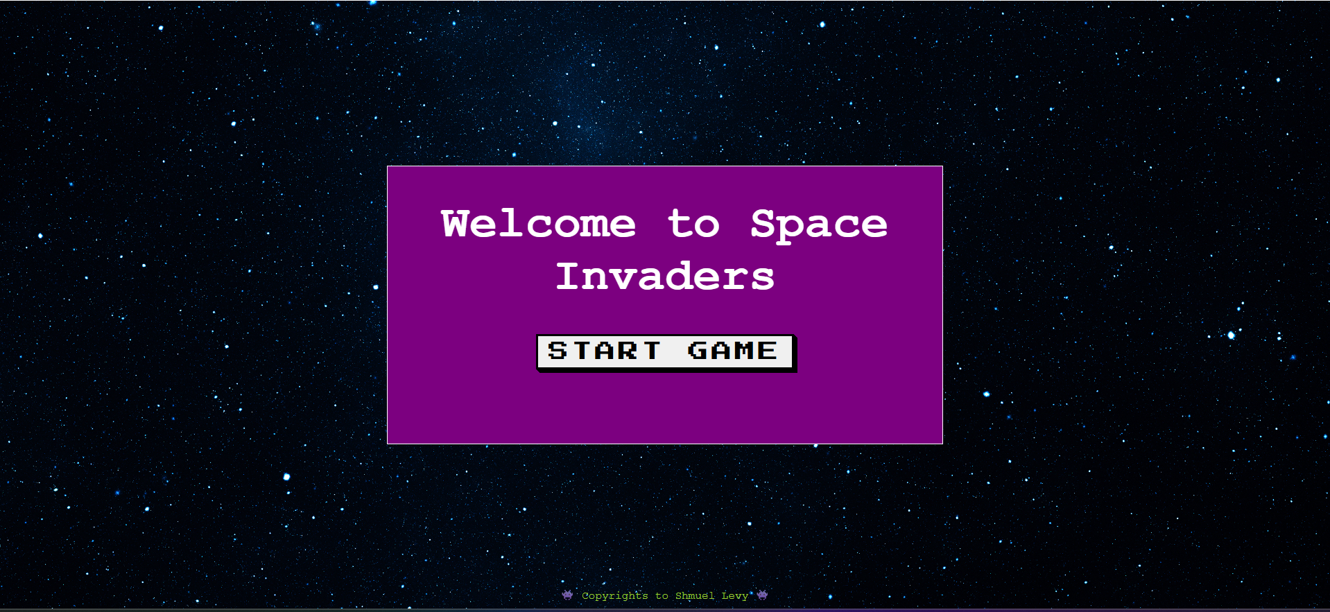 Space Invaders Game