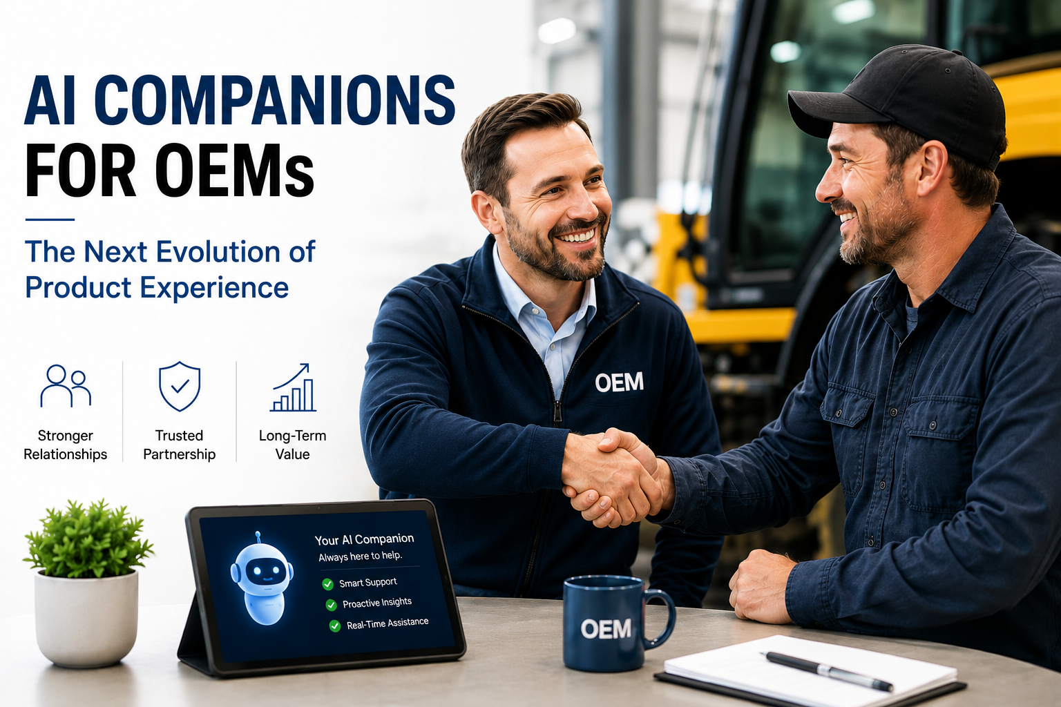 Header image for article: AI COMPANIONS FOR OEMs