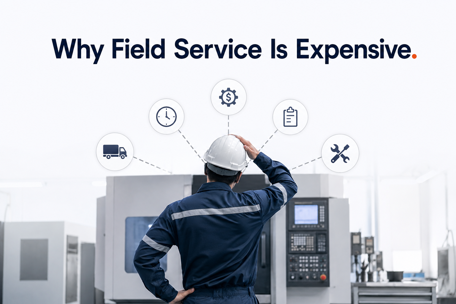 Header image for article: Cutting Field Service Costs for Industrial Equipment: How AI Product Companions Reduce Service Burden