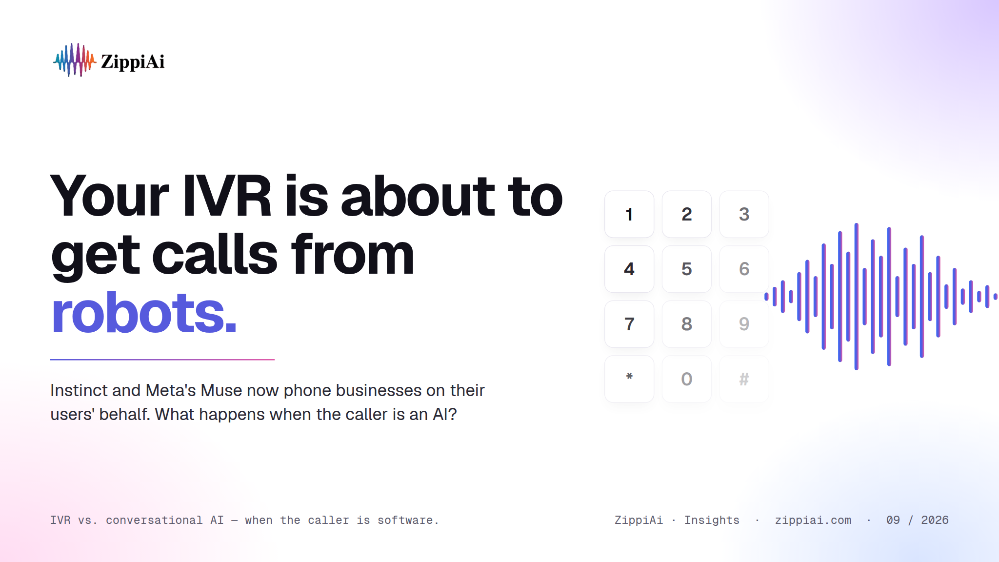 Header image for article: Your IVR Is About to Get Calls From Robots