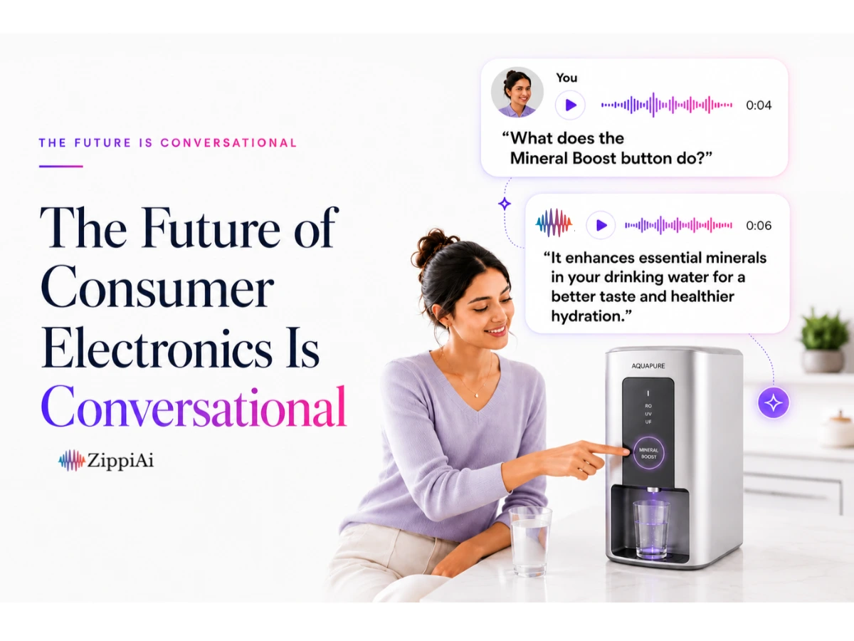 Header image for article: The Future of Consumer Electronics Is Conversational