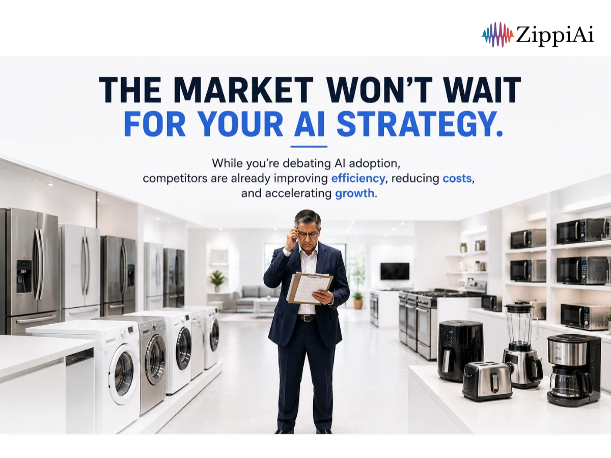 Header image for article: The Market Won't Wait for Your AI Strategy