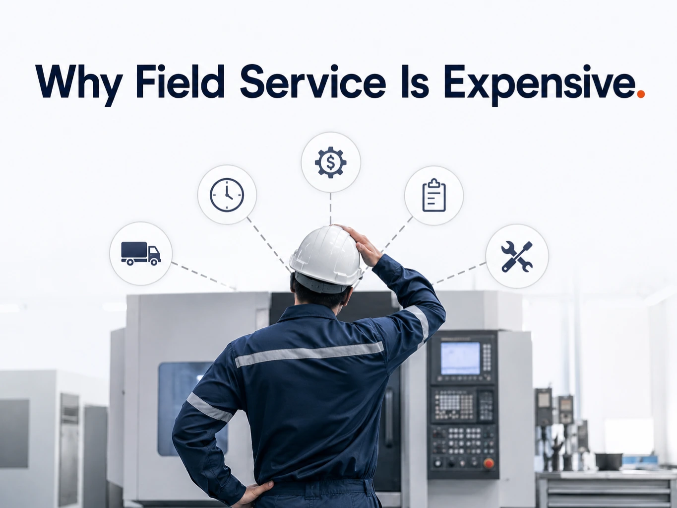 Header image for article: Cutting Field Service Costs for Industrial Equipment: How AI Product Companions Reduce Service Burden