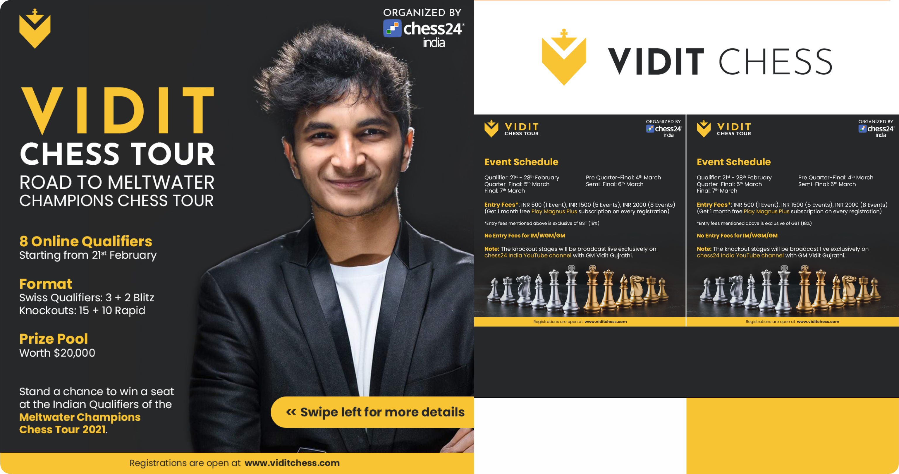 Vidit Chess Tour Graphics