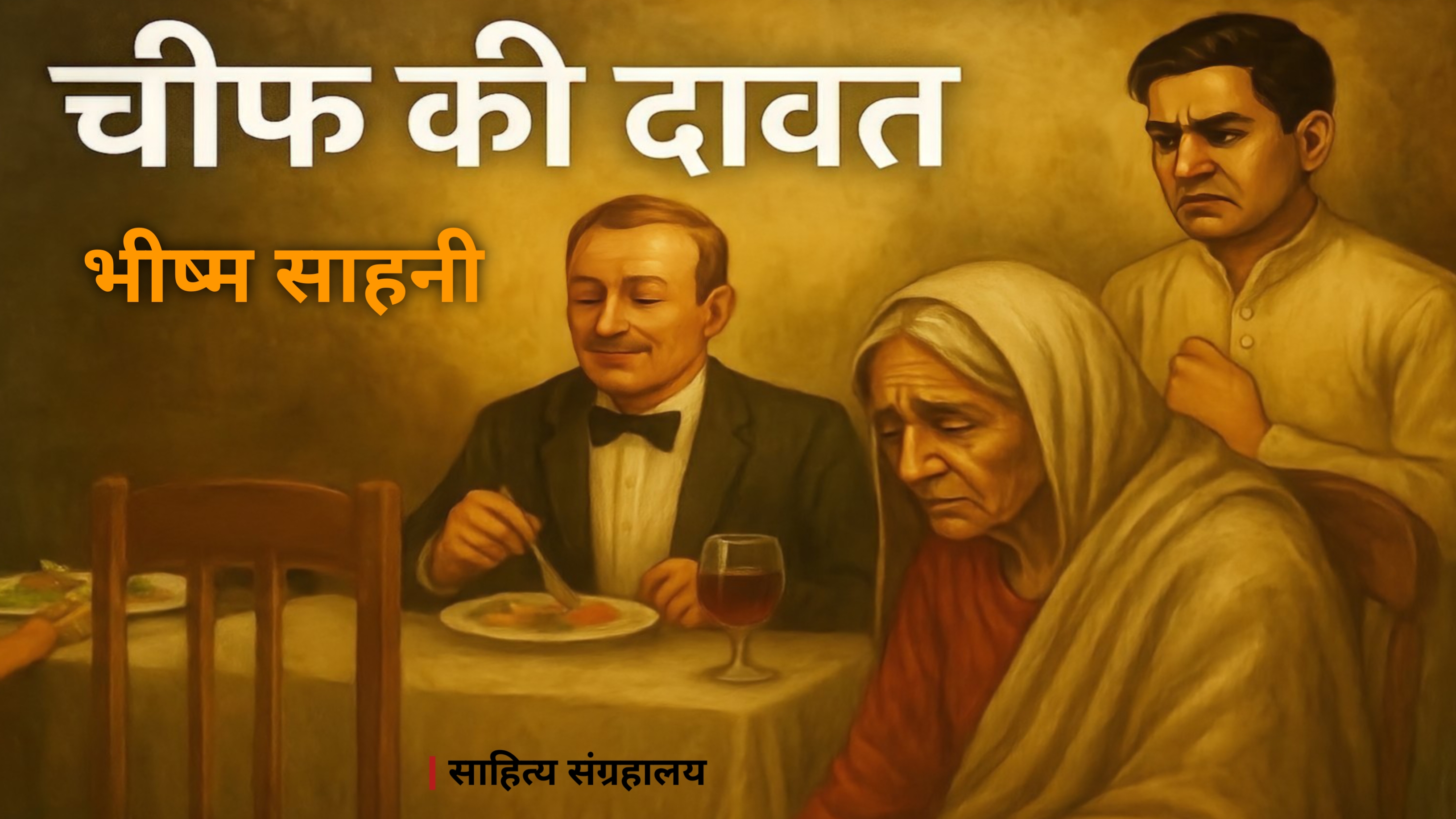 चीफ की दावत - भीष्म साहनी | राजनीतिक व्यंग्य की बेहतरीन रचना | Hindi Audio Book | साहित्य संग्रहालय
