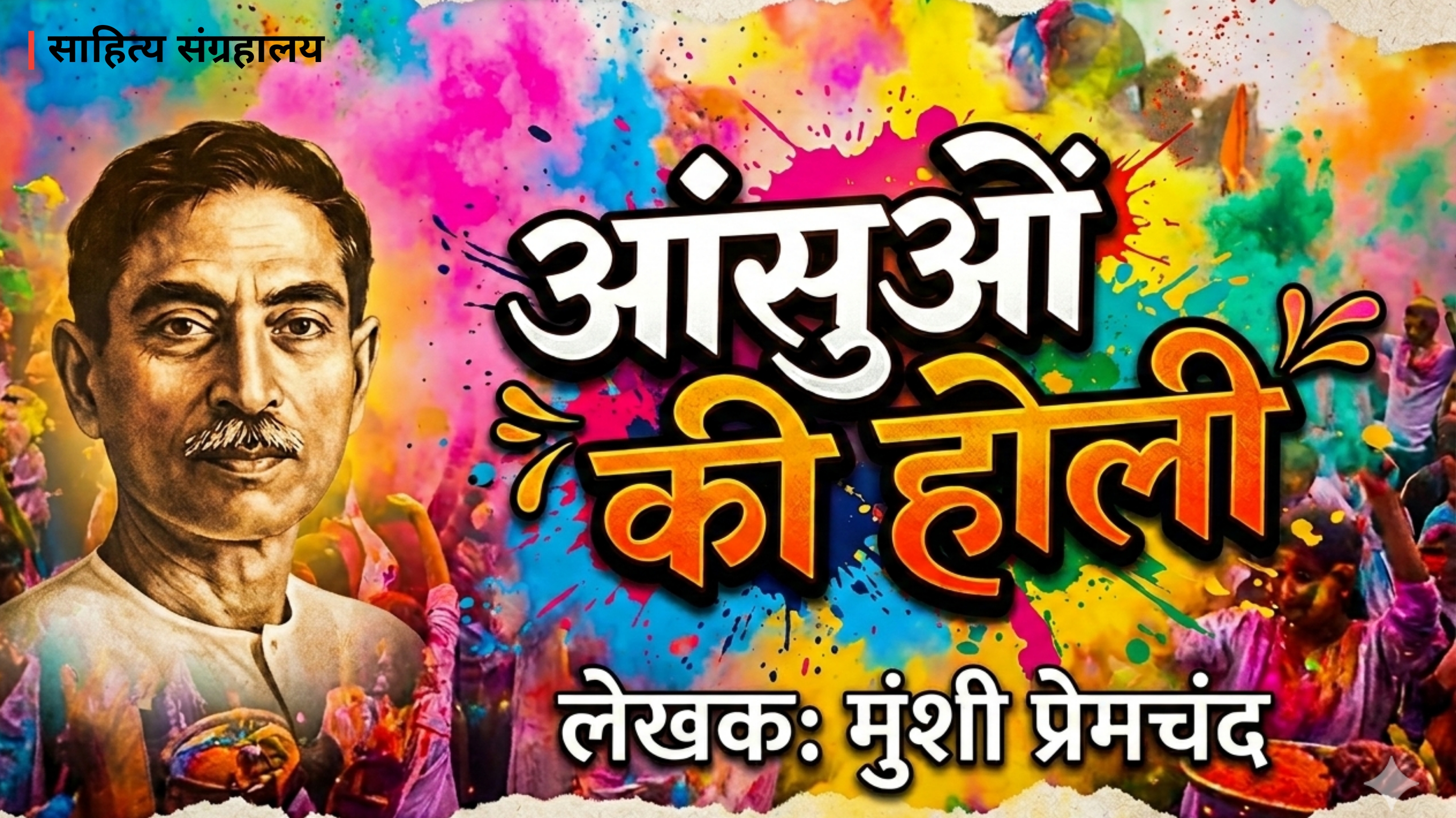 आंसुओं की होली | मुंशी प्रेमचंद | Hindi Audio Book | Classic Hindi Story | Holi | साहित्य संग्रहालय - साहित्य संग्रहालय