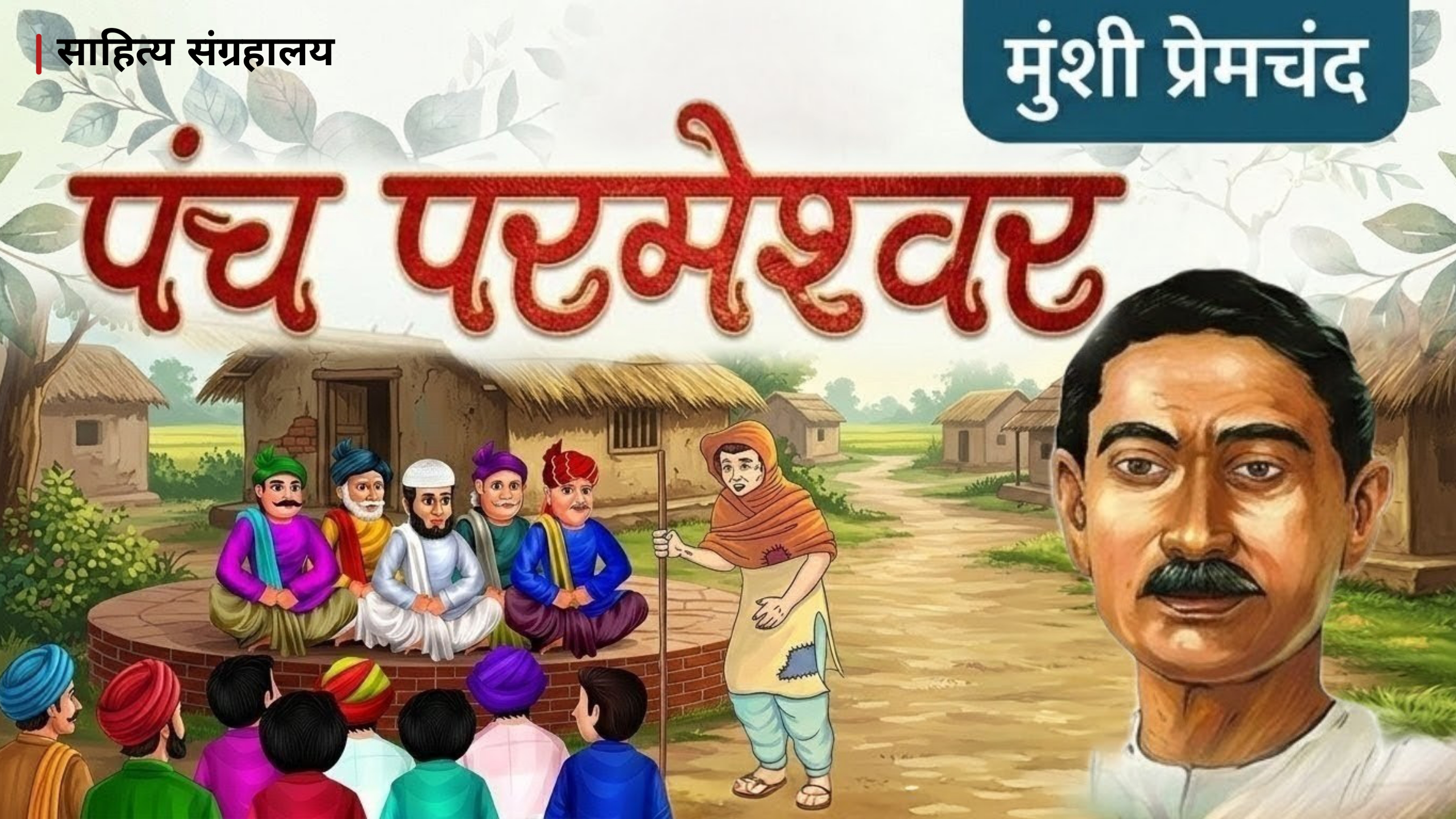 पंच परमेश्वर | मुंशी प्रेमचंद की प्रसिद्ध कहानी | Hindi Audio Book | Moral Story | साहित्य संग्रहालय - साहित्य संग्रहालय
