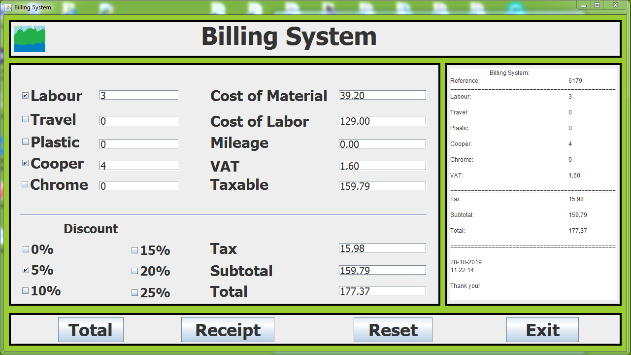 Billing System