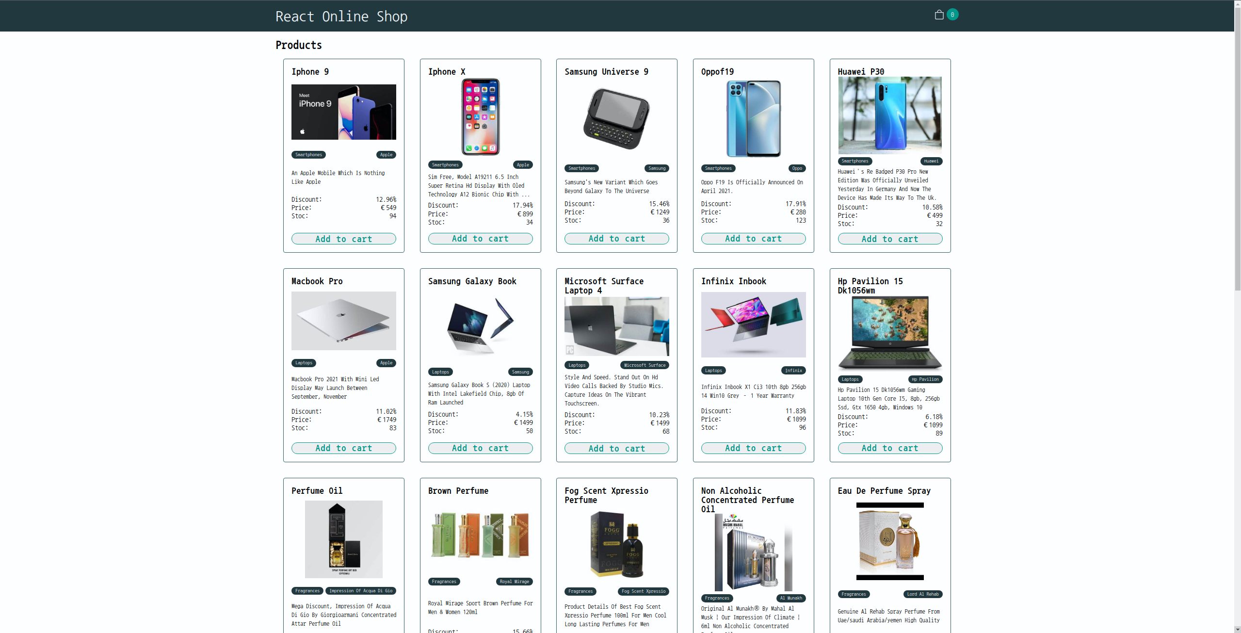 Shop