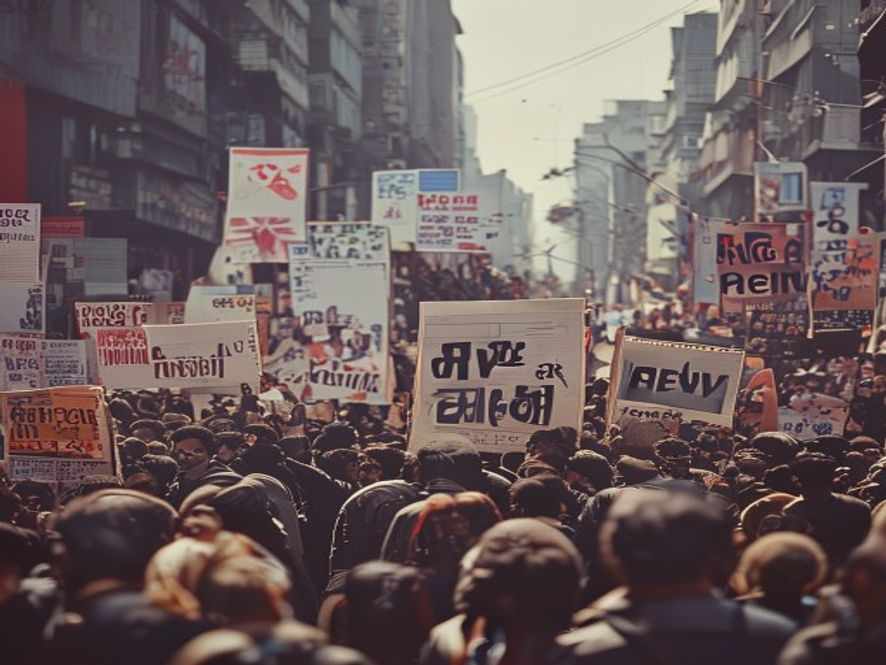 Protesters Clash Over Artemis Mission Protesters Clash Over Artemis Mission