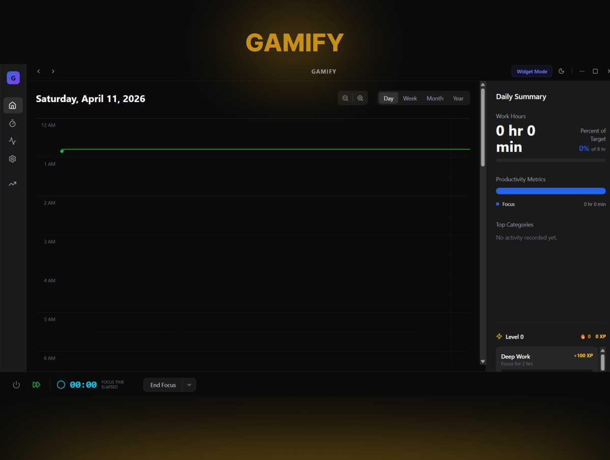 Gamify desktop app