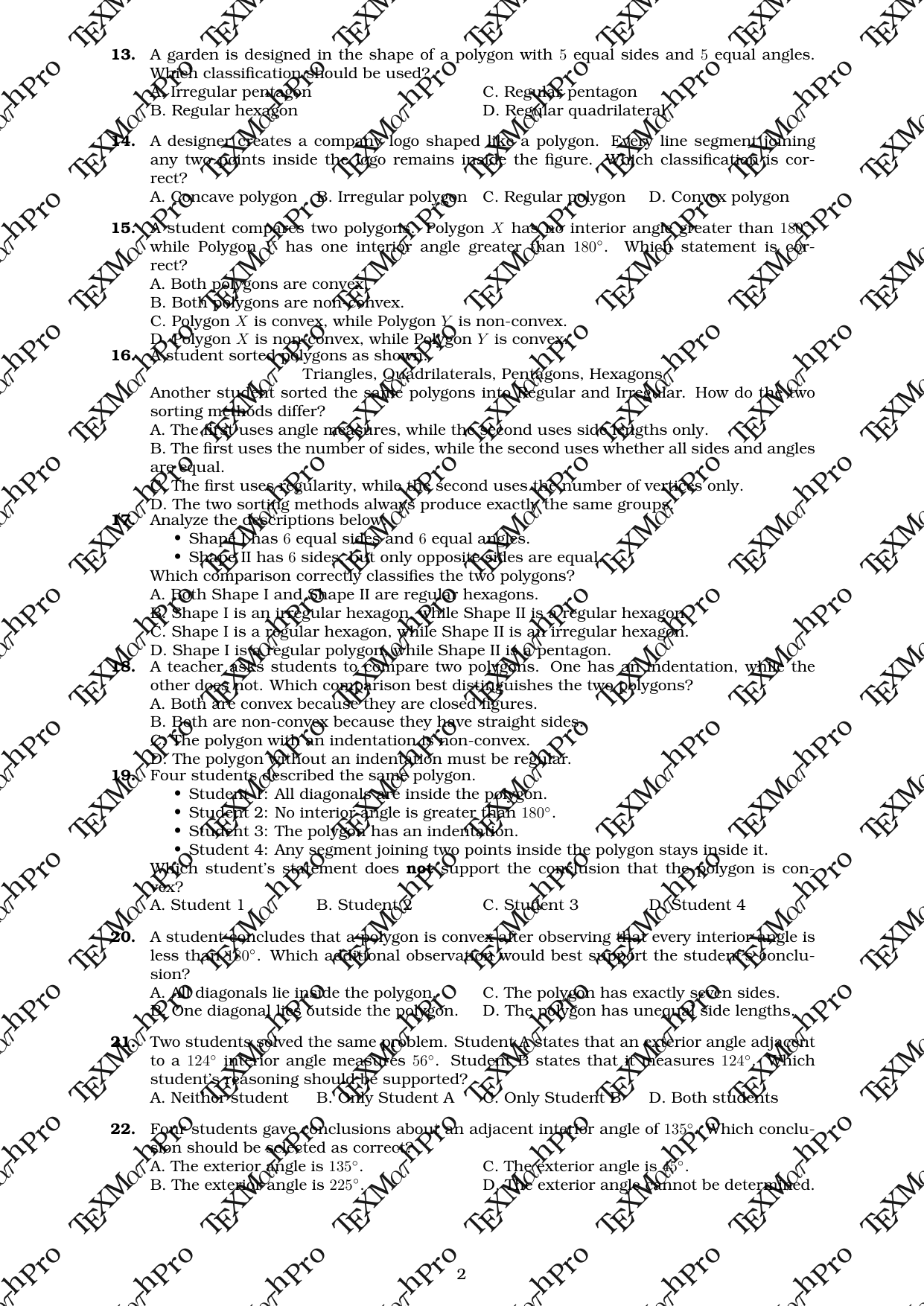 Grade 7 T1 First Summative Test + Answer Key (Basic)