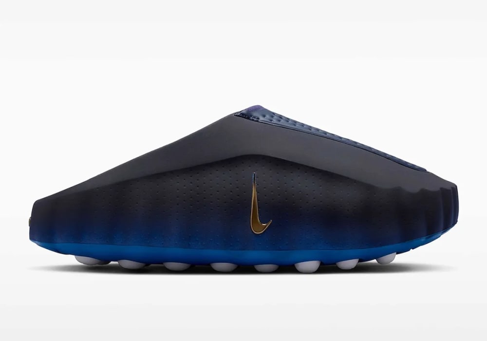 Nike Mind 001 Blackened Blue showing 22 independent foam pod midsole construction