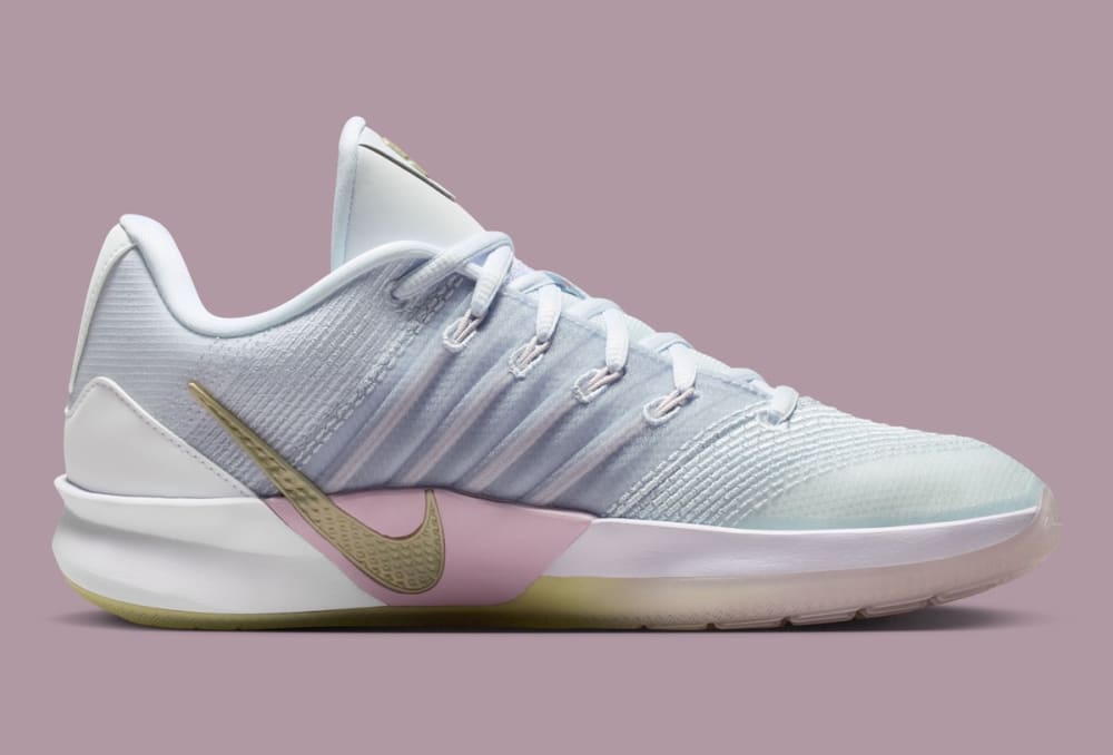 Nike Sabrina 3 Infinite detail shot showing lilac and dusty purple midsole accents