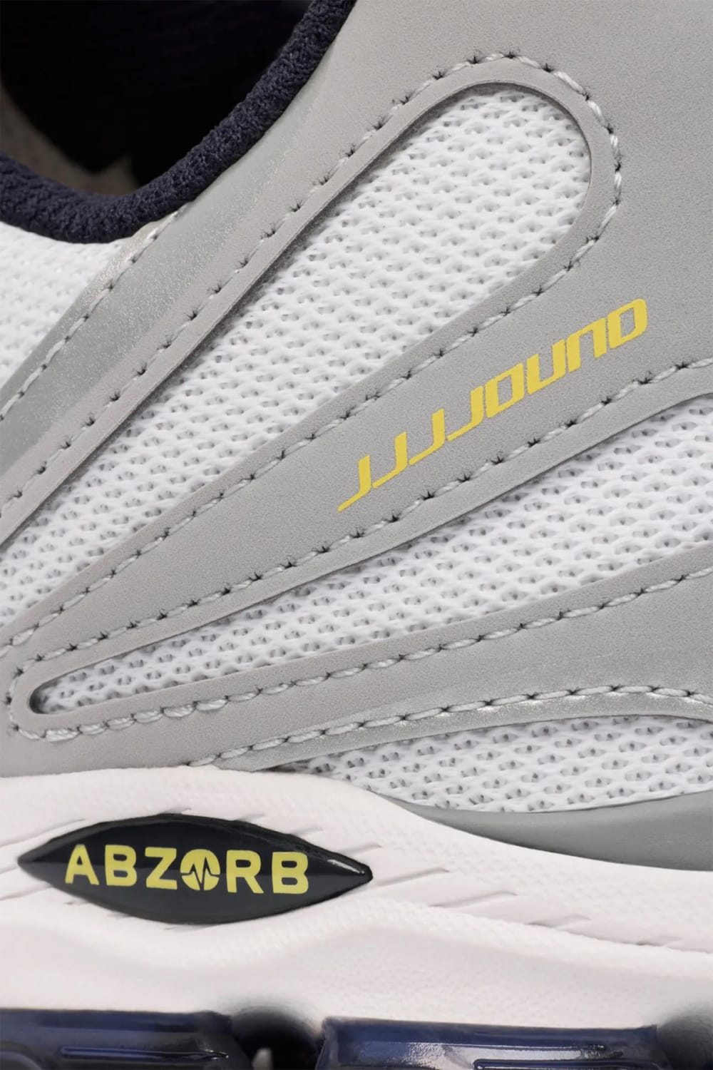 JJJJound x New Balance 1890 White Grey yellow N logo colorway full profile 2026