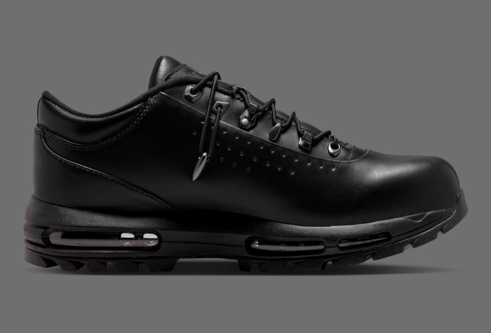 Nike Air Max Goadome Low SP Black IR2173-001 2026 heel Air Max unit detail close-up
