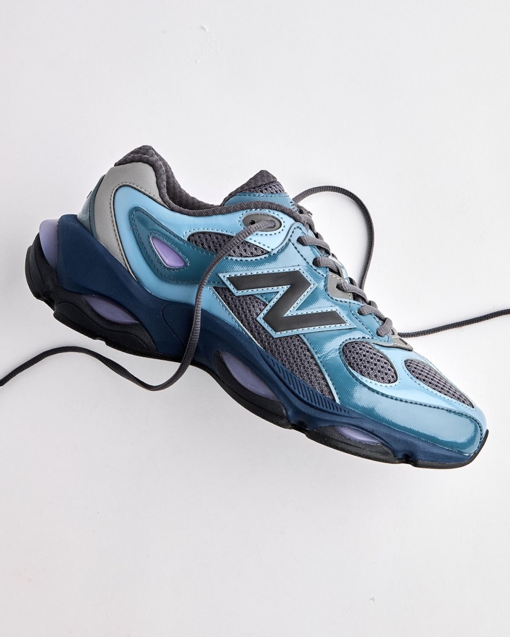 New Balance 983 U9835DU Shadow Blue Zinc Blue side profile ABZORB SBS pods 2026