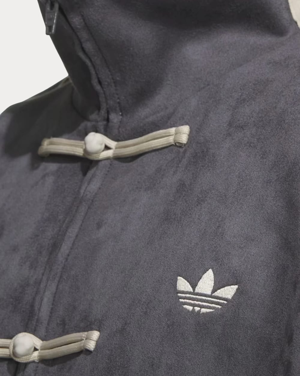 Adidas Tang jacket Grey Six colourway product shot flat lay 2026