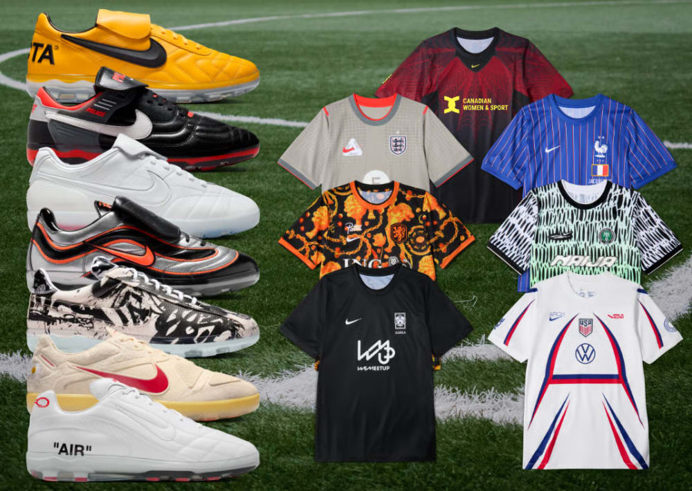 Nike X2 Cryoshot lineup of seven lifestyle football boots with clear encased stud outsoles 2026