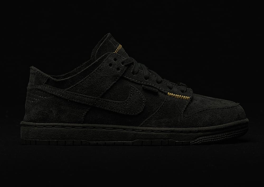 Union x Nike Dunk Low Natural Selection Eclipse IF7380-001 black suede 2026