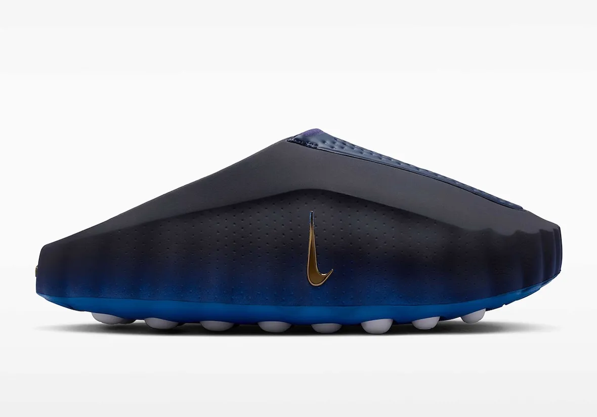 Nike Mind 001 Blackened Blue showing 22 independent foam pod midsole construction