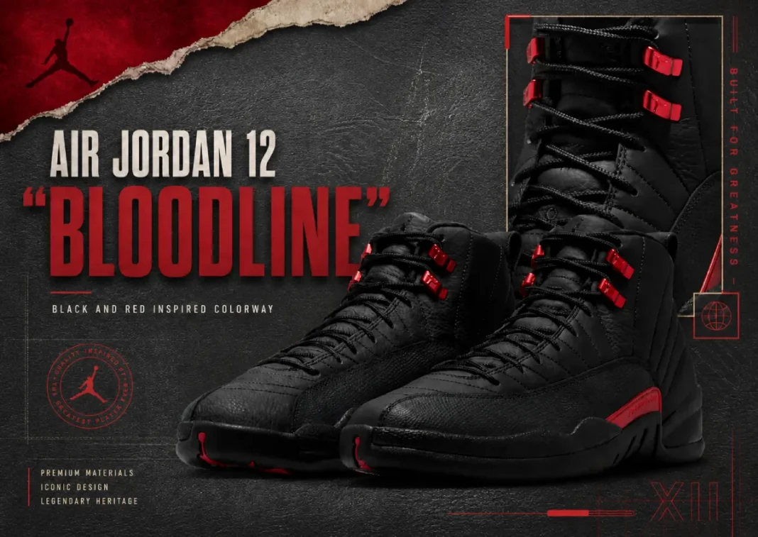 Air Jordan 12 "Bloodline" 2026 — Roman Reigns' Pick Drops May 23